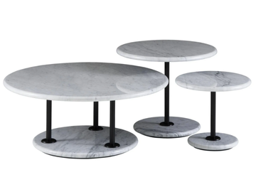 ASTAIR - Low round marble coffee table by Ligne Roset - view 3